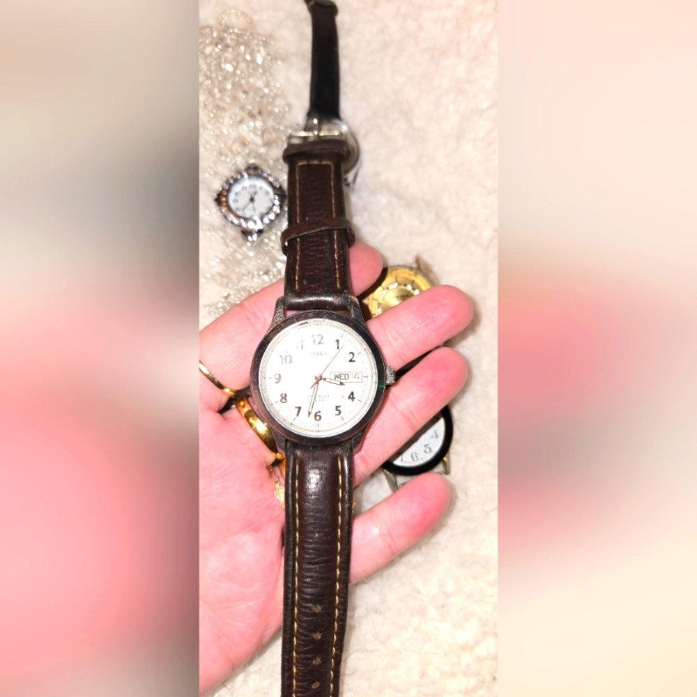 Timex Brown Leather Watch